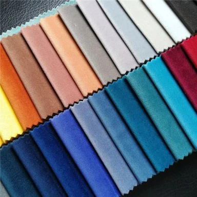 Полиэстер DTY Пряжа окрашенная в простой цвет Диван Ткань Шелковый бархат